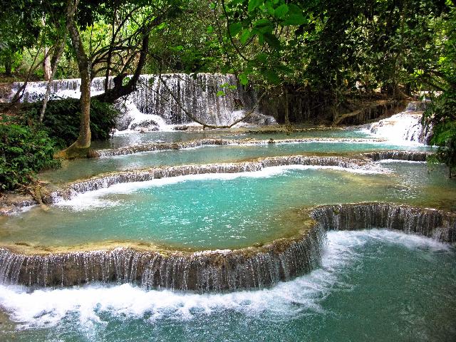 Waterfalls.