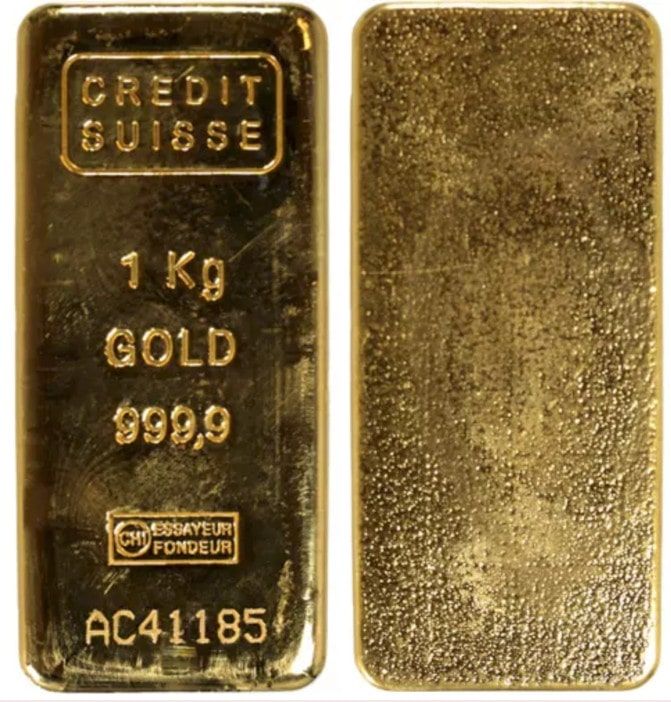 JM Bullion, Gold Bar - Credit Suisse