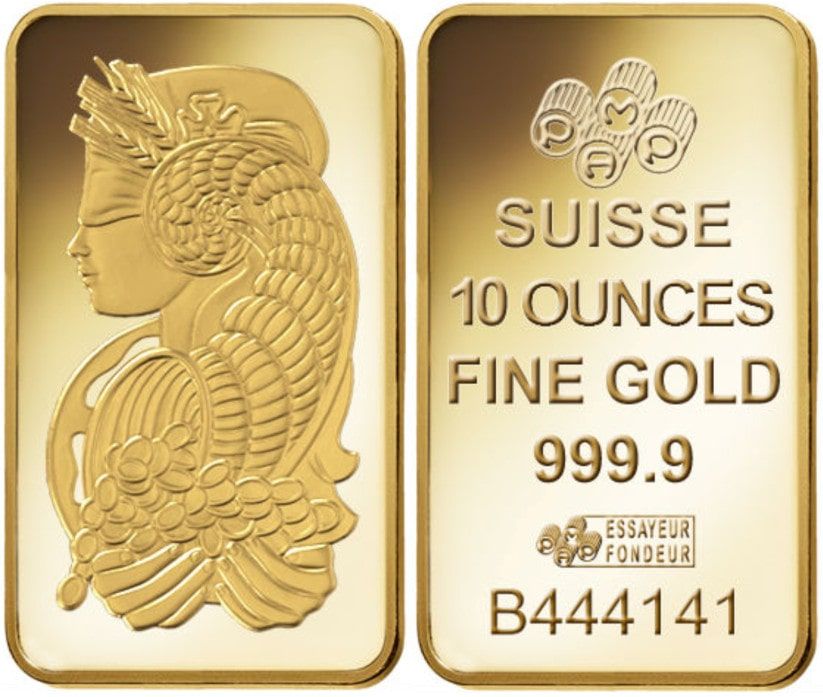 JM Bullion, Gold Bar - Pamp Suisse