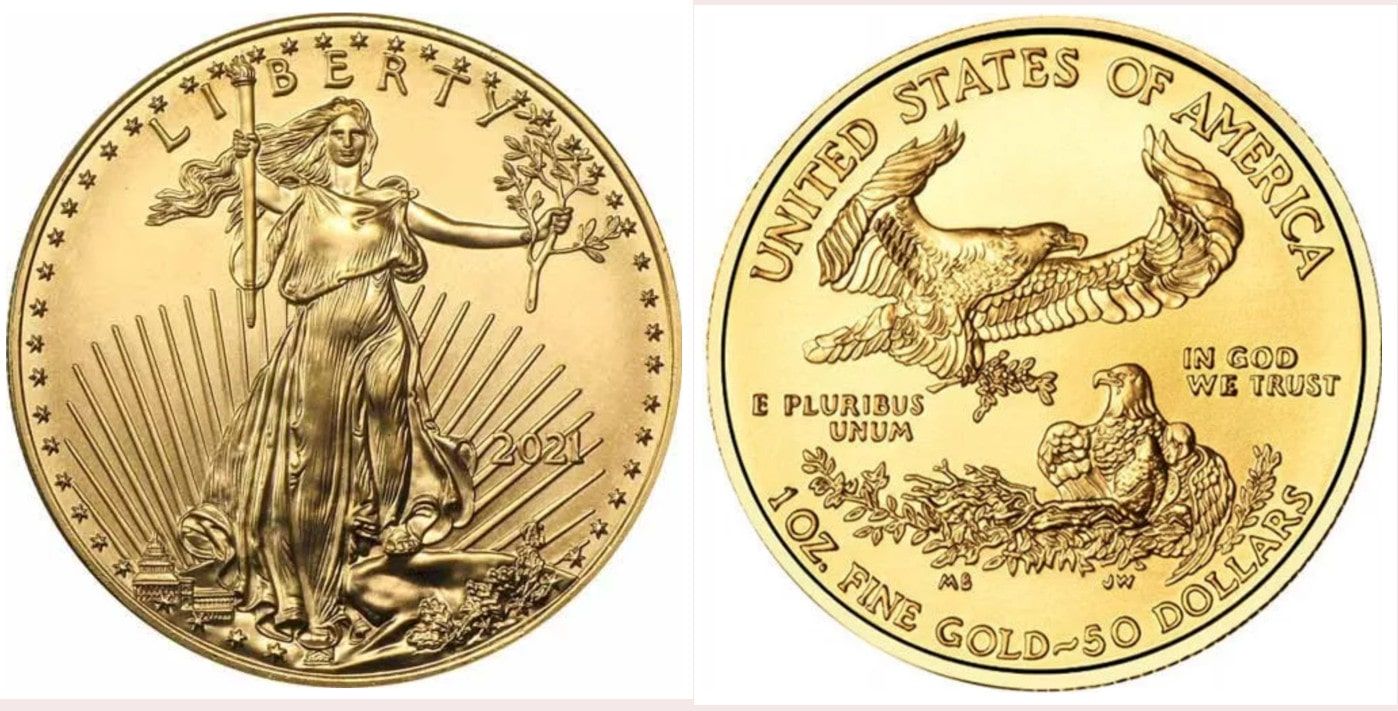 JM Bullion, Gold Coin - American Eagle, 1 ounce