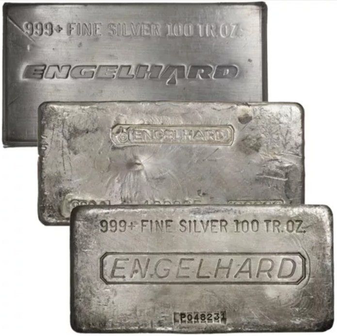 JM Bullion, Silver Bar - Engelhard