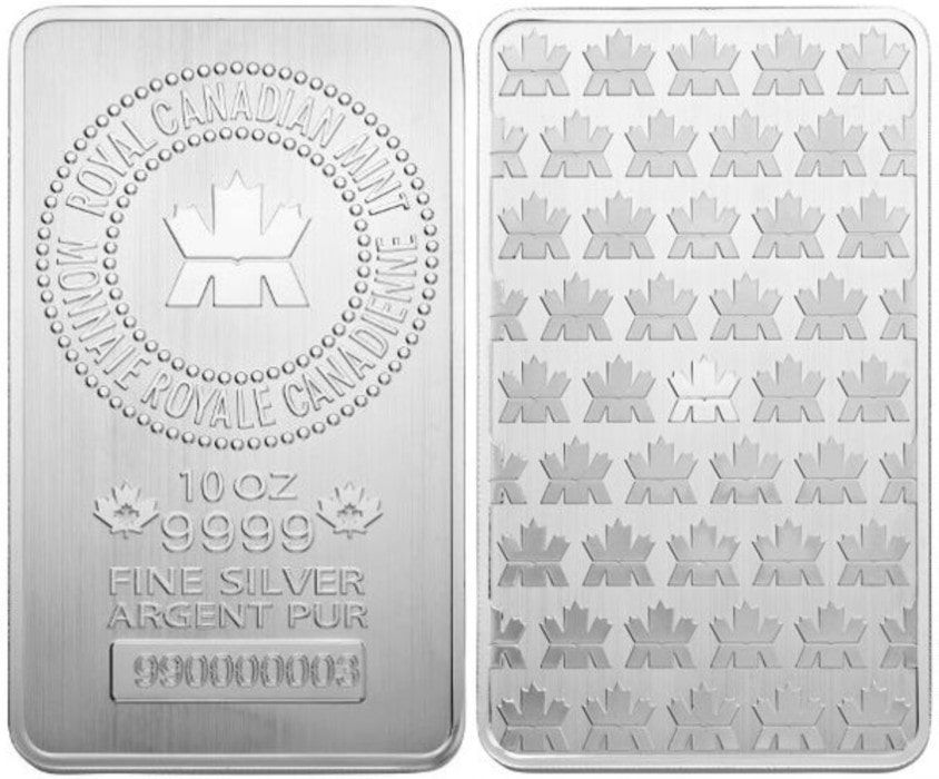 JM Bullion, Silver Bar - Royal Canadian Mint