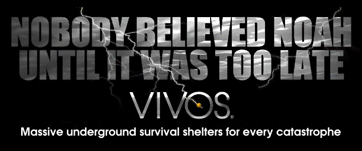 Vivos bunkers to keep you safe.