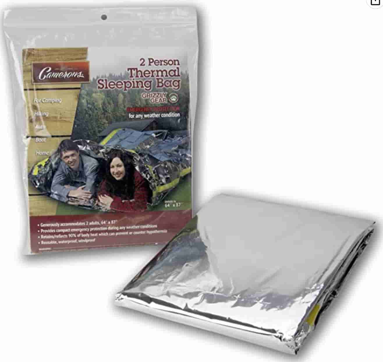 Grizzly Gear Emergency Survival Mylar Thermal Sleeping Bag