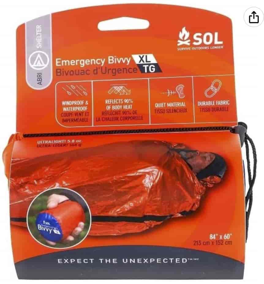 SOL 90% Reflective Xl Emergency Sleeping Bag
