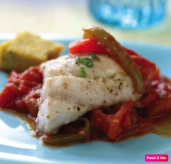 Recipe, Baked Red Snapper With
Zesty Tomato Sauce